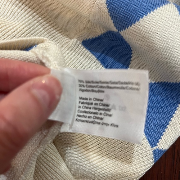 Brooks Brothers Cardigan and Blouse Argyle Set - Picture 10 of 13